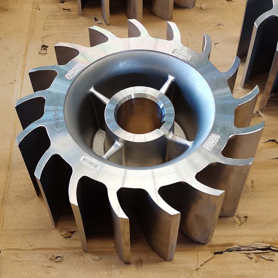 CNC bearbetad pumphjul
