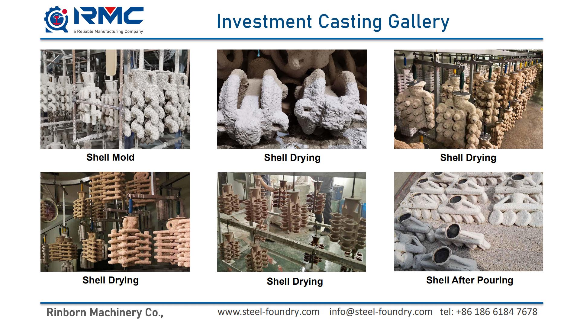 China Casting Foundry with Lost Wax Investment Casting Process