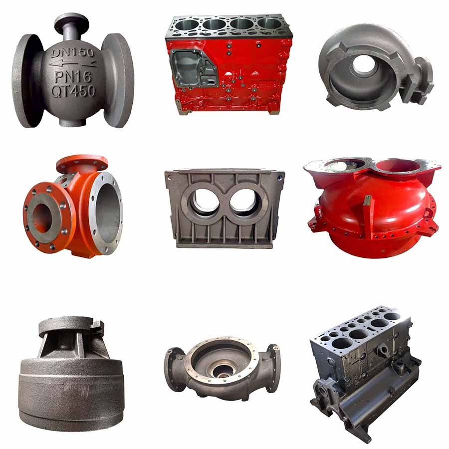 Sand casting typical products