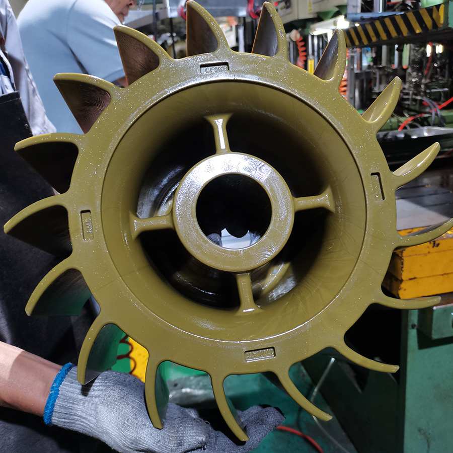 Wax pattern for open impeller