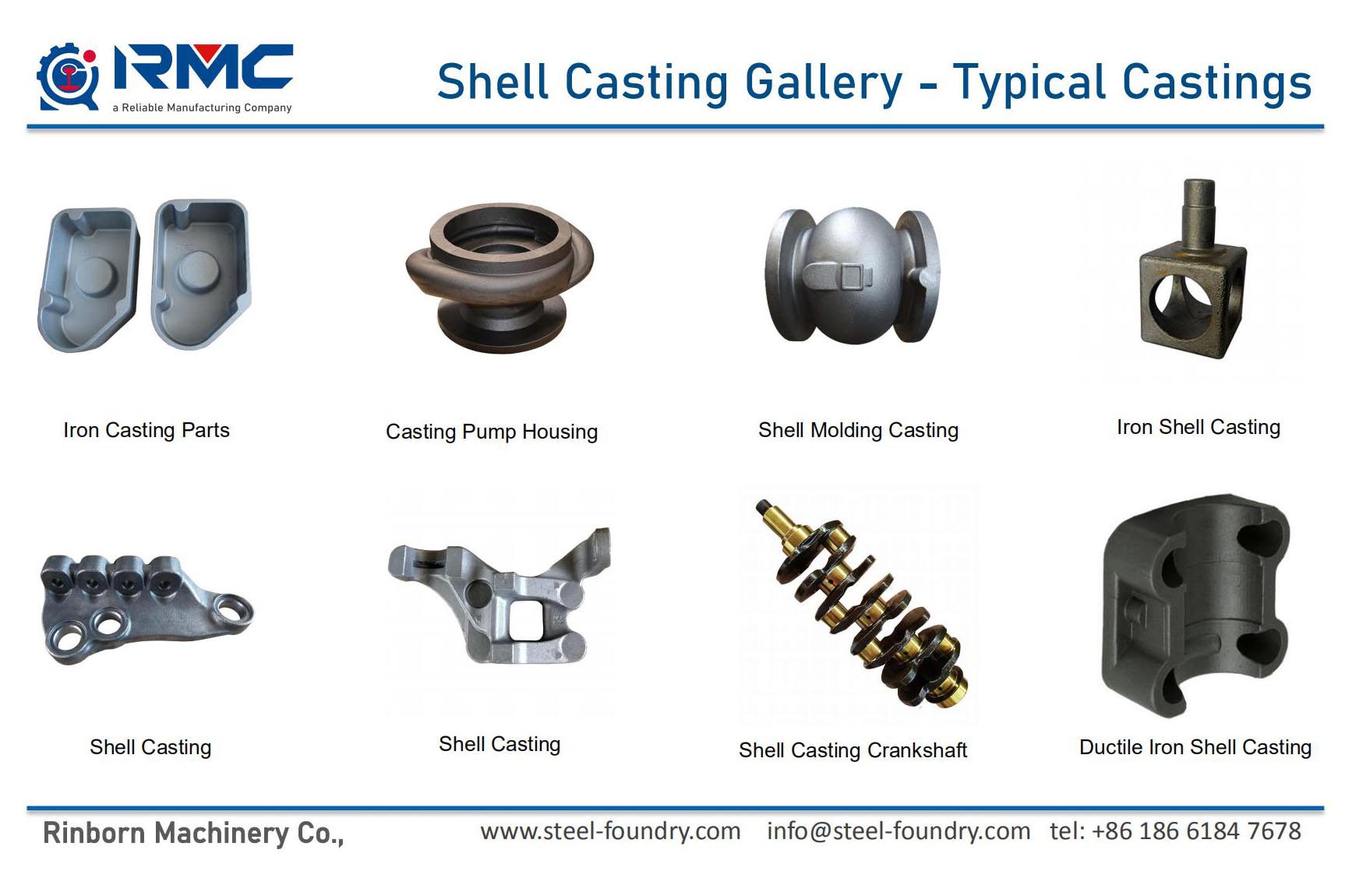 cast iron shell mould castings