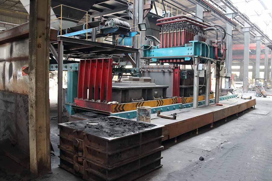 China steel Sand casting production line